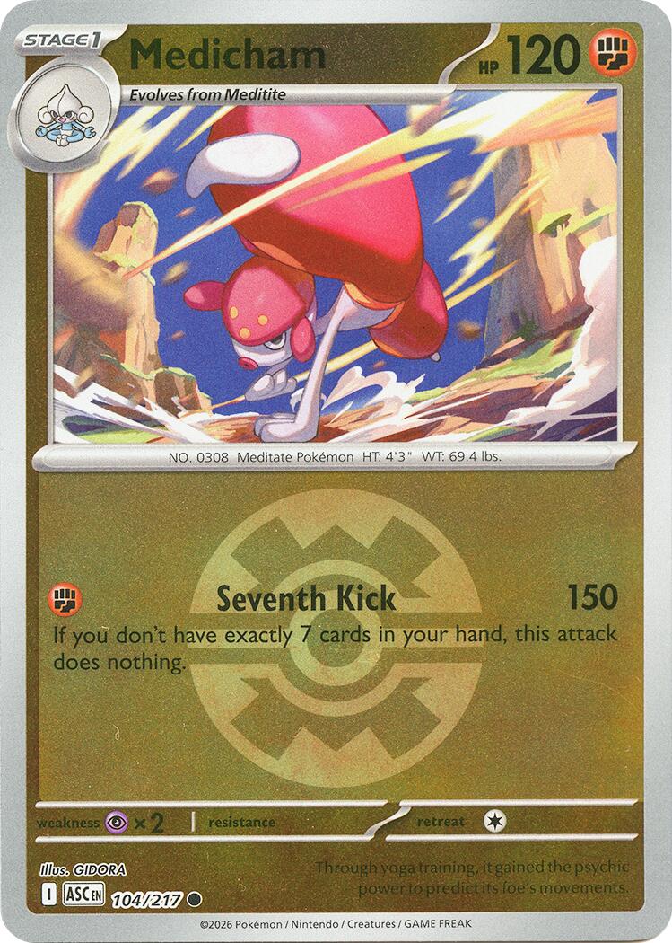 Medicham (104/217) (Quick Ball) [Mega Evolution: Ascended Heroes] | Exor Games Summserside