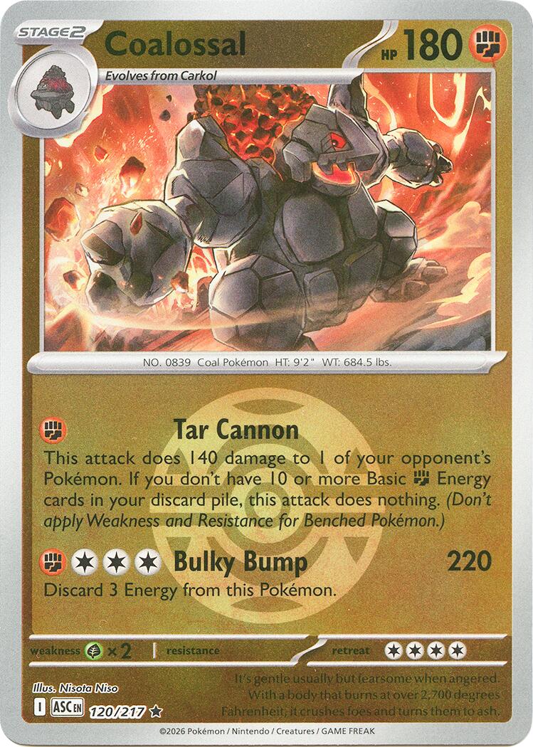 Coalossal (120/217) (Dusk Ball) [Mega Evolution: Ascended Heroes] | Exor Games Summserside