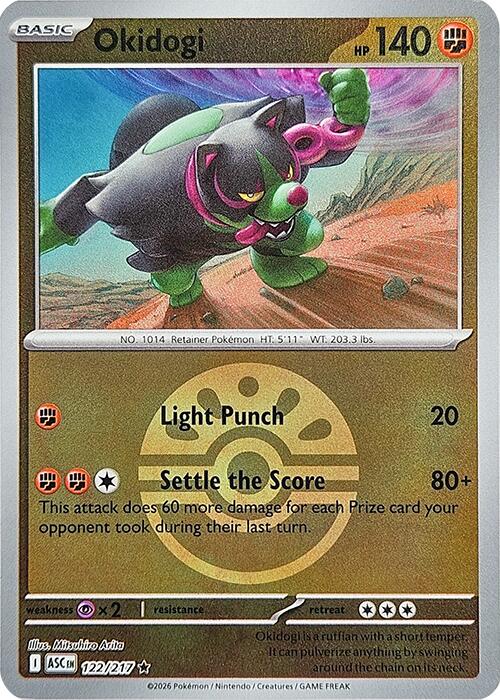 Okidogi (122/217) (Friend Ball) [Mega Evolution: Ascended Heroes] | Exor Games Summserside