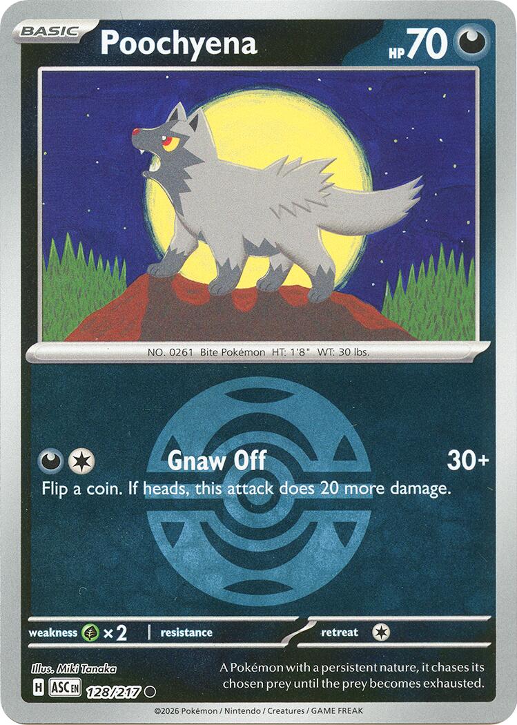 Poochyena (128/217) (Dusk Ball) [Mega Evolution: Ascended Heroes] | Exor Games Summserside