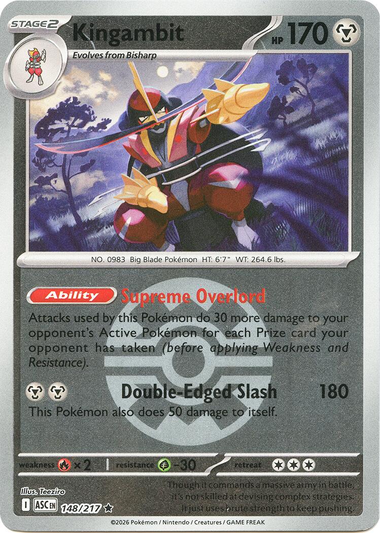 Kingambit (148/217) (Quick Ball) [Mega Evolution: Ascended Heroes] | Exor Games Summserside