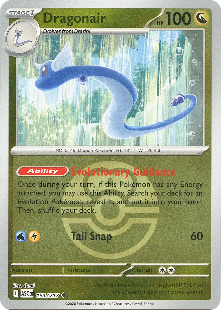 Dragonair (151/217) (Love Ball) [Mega Evolution: Ascended Heroes] | Exor Games Summserside