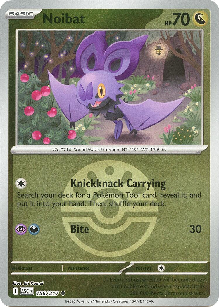 Noibat (156/217) (Friend Ball) [Mega Evolution: Ascended Heroes] | Exor Games Summserside