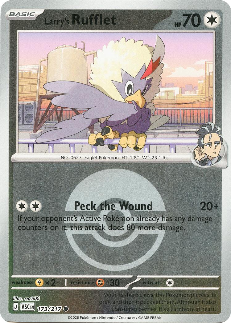 Larry's Rufflet (173/217) (Poke Ball) [Mega Evolution: Ascended Heroes] | Exor Games Summserside