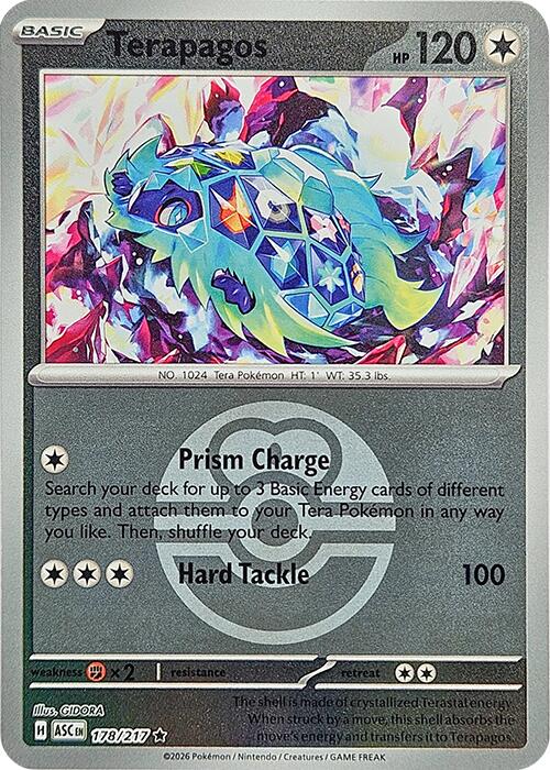 Terapagos (178/217) (Love Ball) [Mega Evolution: Ascended Heroes] | Exor Games Summserside