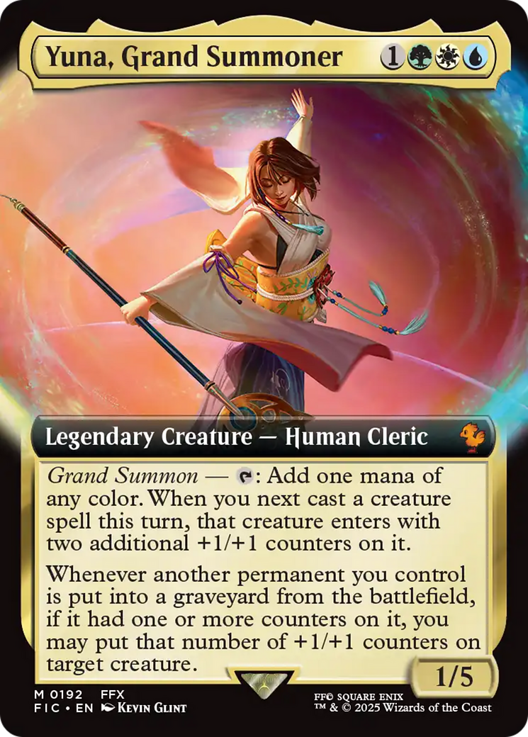 Yuna, Grand Summoner (Extended Art) [FINAL FANTASY Commander] | Exor Games Summserside