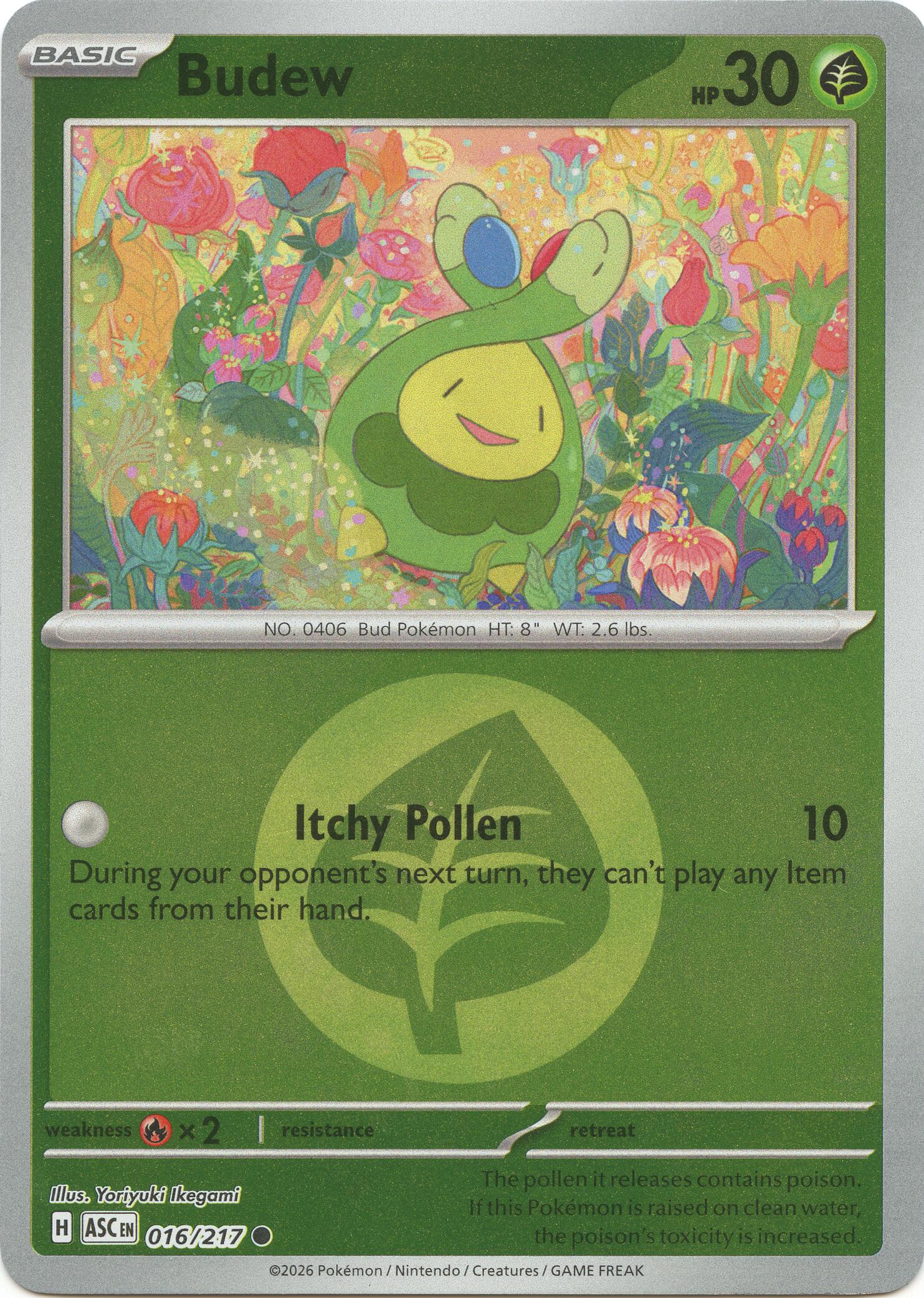 Budew (016/217) (Energy Symbol Pattern) [Mega Evolution: Ascended Heroes] | Exor Games Summserside
