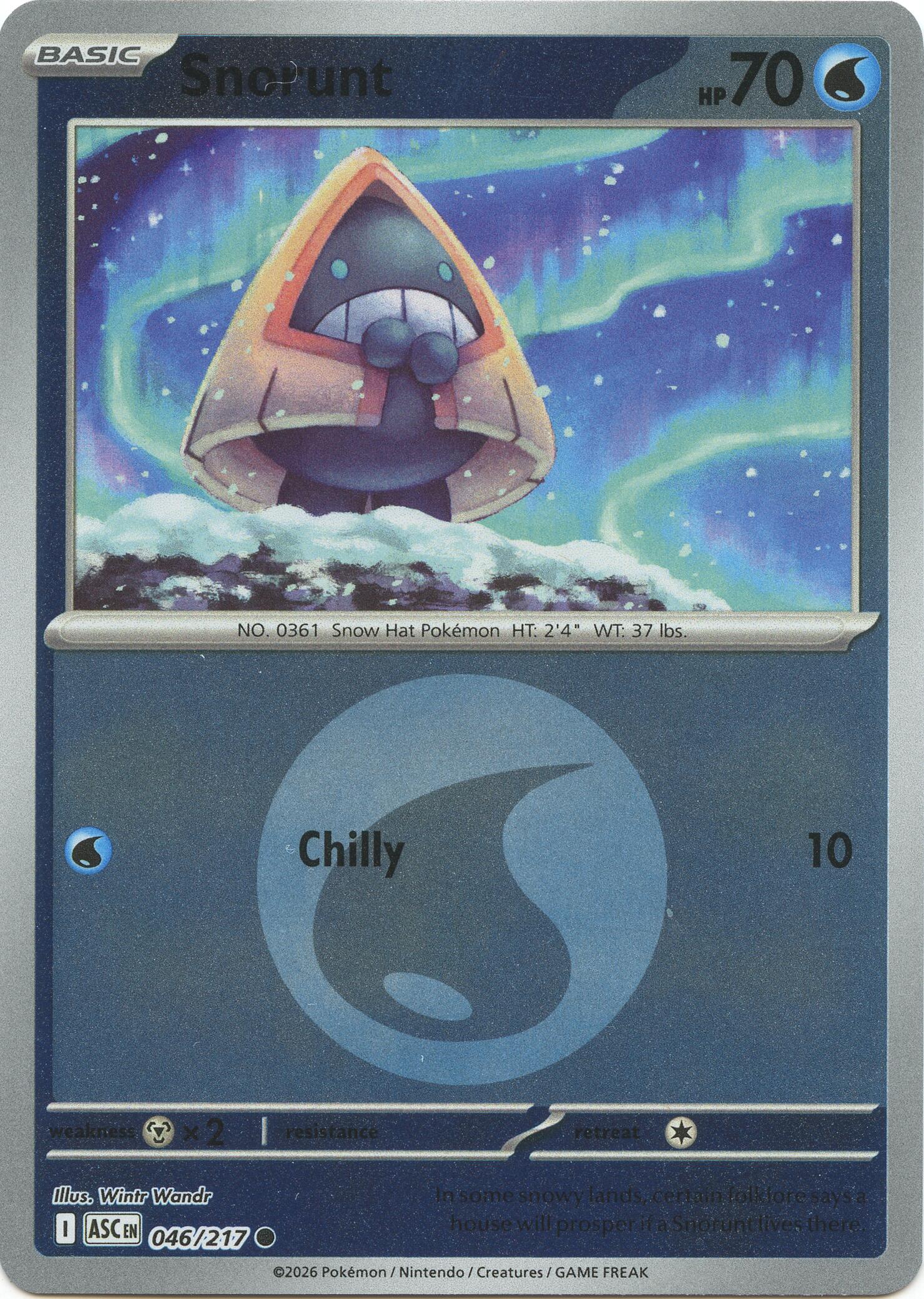 Snorunt (046/217) (Energy Symbol Pattern) [Mega Evolution: Ascended Heroes] | Exor Games Summserside