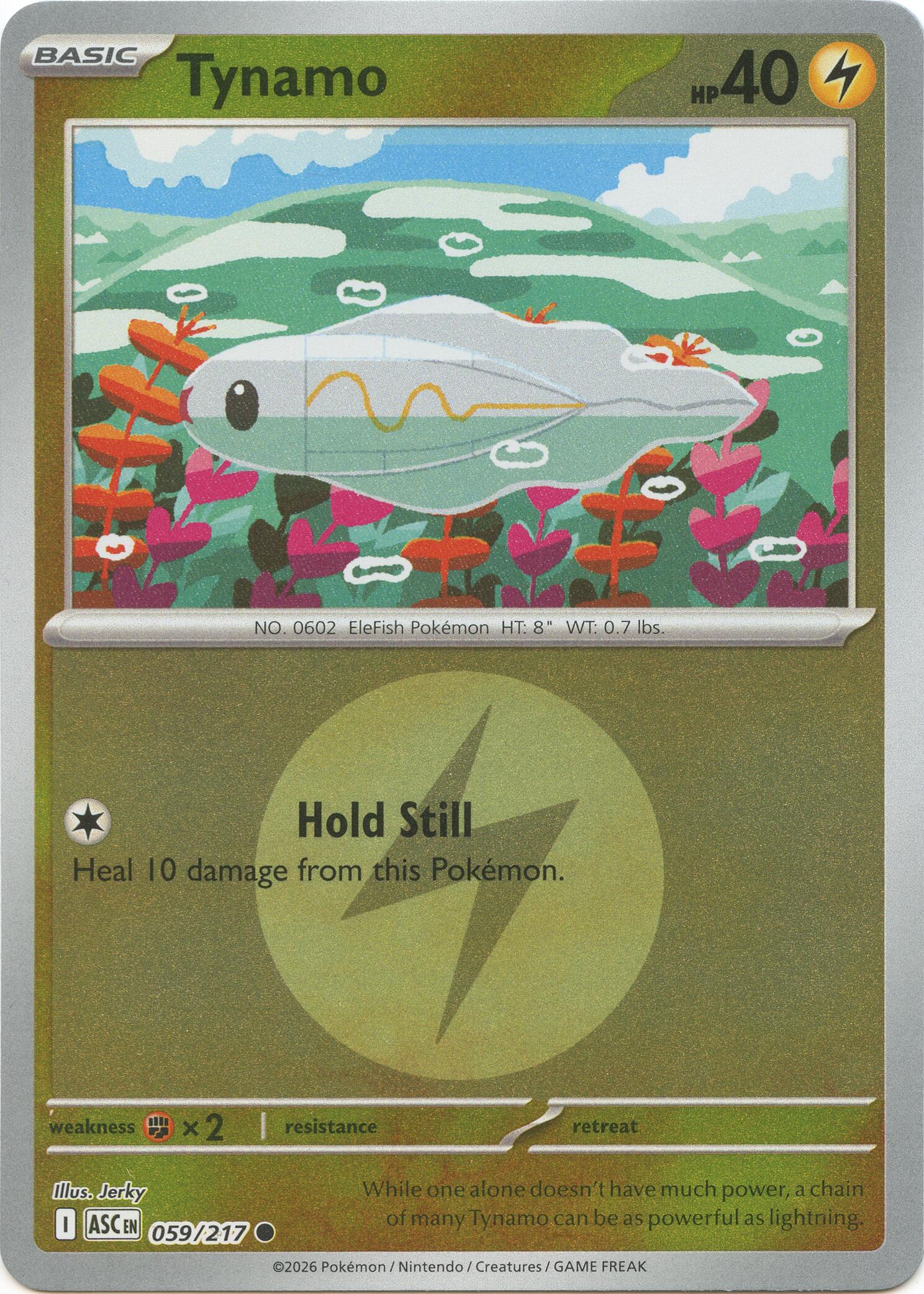 Tynamo (059/217) (Energy Symbol Pattern) [Mega Evolution: Ascended Heroes] | Exor Games Summserside