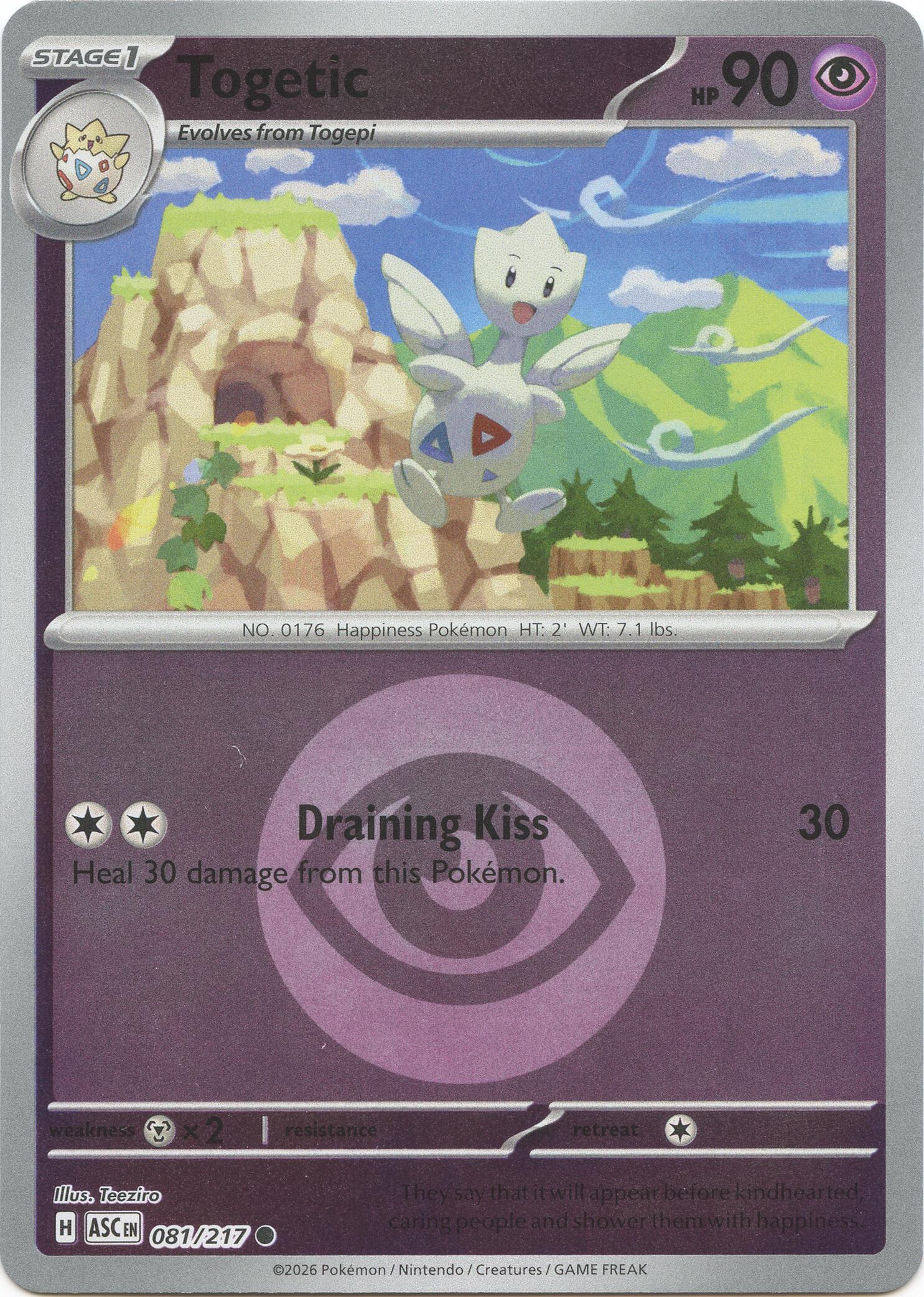 Togetic (081/217) (Energy Symbol Pattern) [Mega Evolution: Ascended Heroes] | Exor Games Summserside