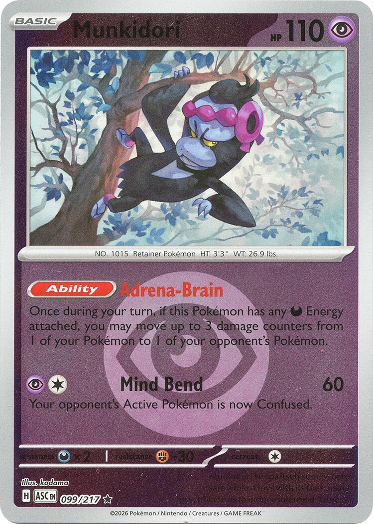Munkidori (099/217) (Energy Symbol Pattern) [Mega Evolution: Ascended Heroes] | Exor Games Summserside