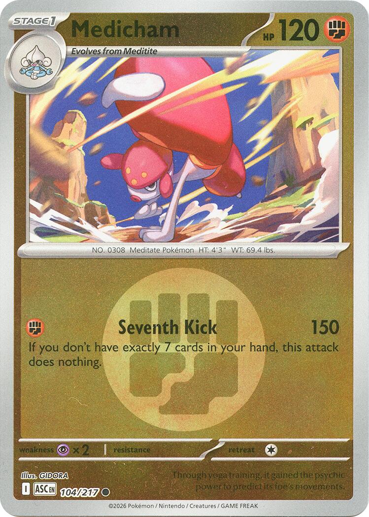 Medicham (104/217) (Energy Symbol Pattern) [Mega Evolution: Ascended Heroes] | Exor Games Summserside