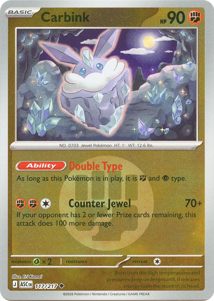 Carbink (117/217) (Energy Symbol Pattern) [Mega Evolution: Ascended Heroes] | Exor Games Summserside
