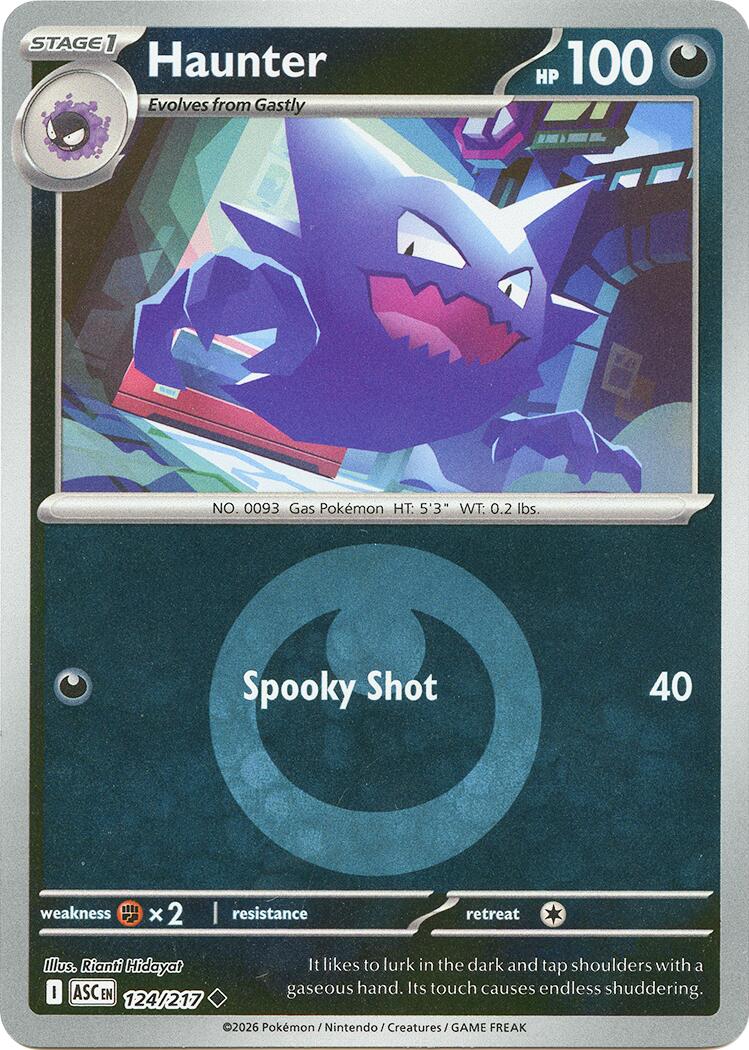 Haunter (124/217) (Energy Symbol Pattern) [Mega Evolution: Ascended Heroes] | Exor Games Summserside