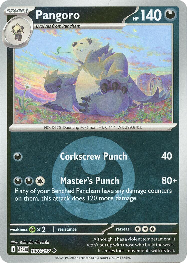 Pangoro (140/217) (Energy Symbol Pattern) [Mega Evolution: Ascended Heroes] | Exor Games Summserside