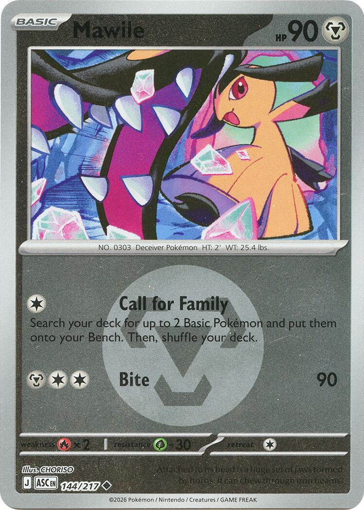 Mawile (144/217) (Energy Symbol Pattern) [Mega Evolution: Ascended Heroes] | Exor Games Summserside