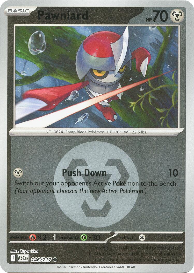 Pawniard (146/217) (Energy Symbol Pattern) [Mega Evolution: Ascended Heroes] | Exor Games Summserside