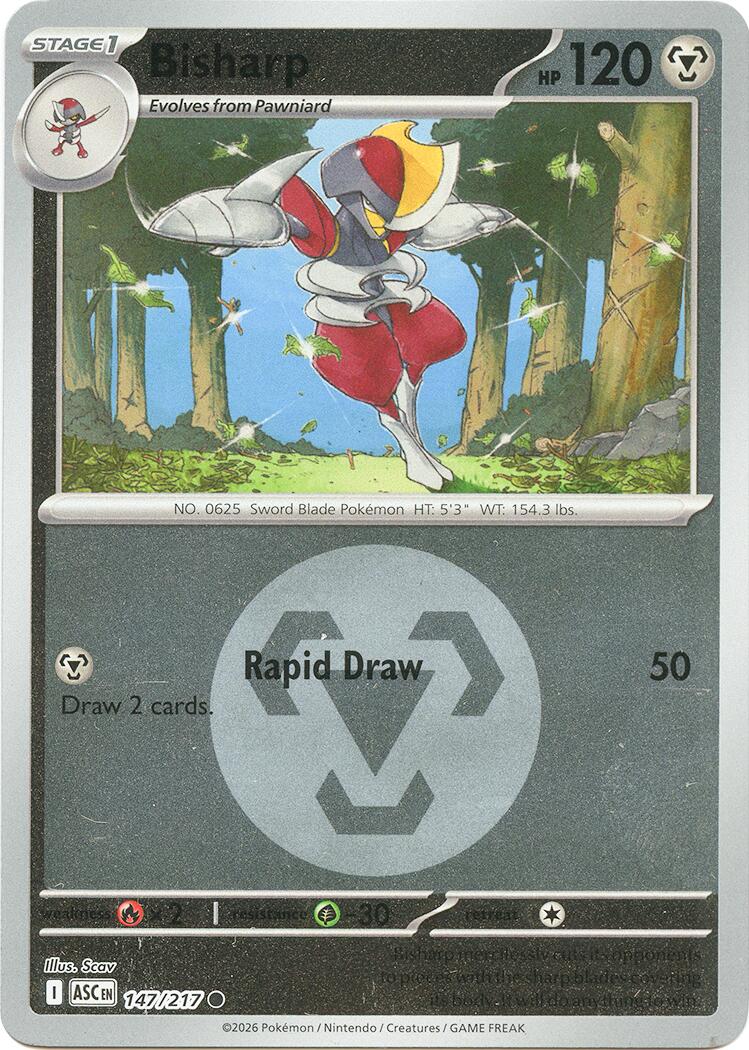 Bisharp (147/217) (Energy Symbol Pattern) [Mega Evolution: Ascended Heroes] | Exor Games Summserside