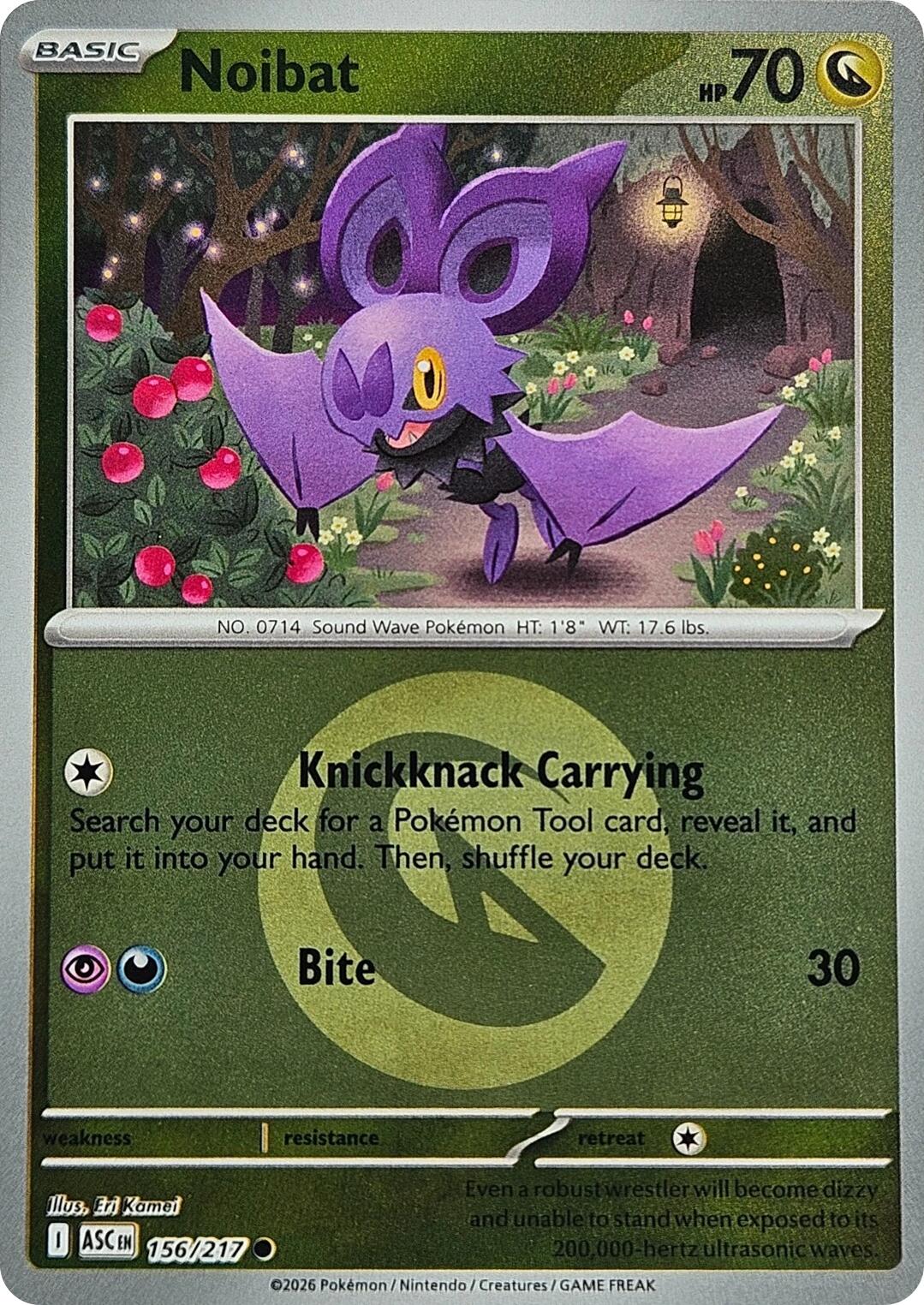 Noibat (156/217) (Energy Symbol Pattern) [Mega Evolution: Ascended Heroes] | Exor Games Summserside