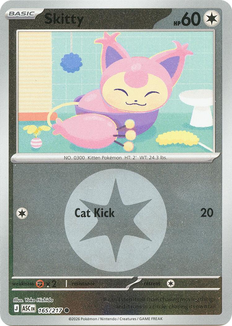Skitty (165/217) (Energy Symbol Pattern) [Mega Evolution: Ascended Heroes] | Exor Games Summserside