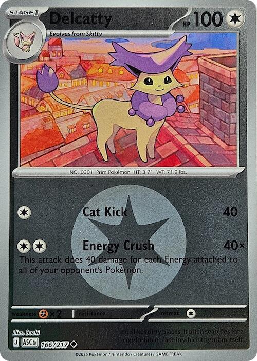 Delcatty (166/217) (Energy Symbol Pattern) [Mega Evolution: Ascended Heroes] | Exor Games Summserside