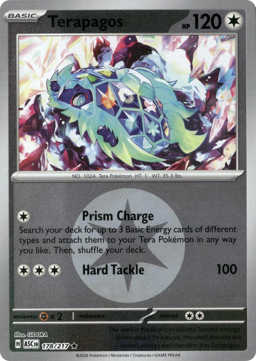 Terapagos (178/217) (Energy Symbol Pattern) [Mega Evolution: Ascended Heroes] | Exor Games Summserside