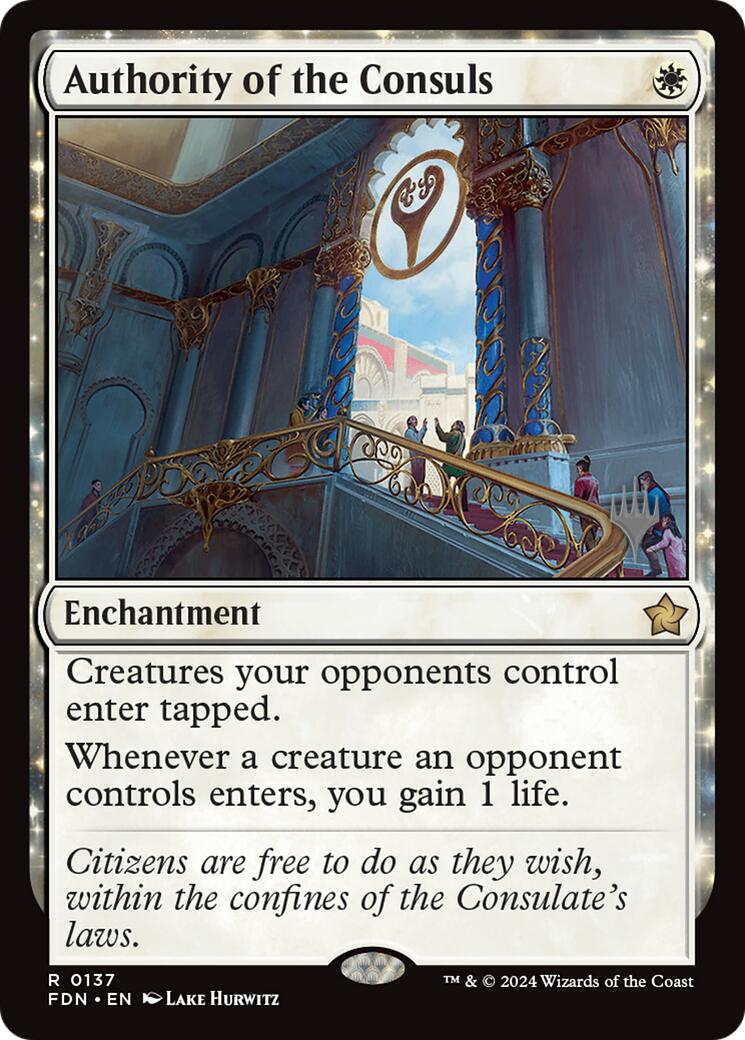 Authority of the Consuls [Lorwyn Eclipsed Promos] | Exor Games Summserside