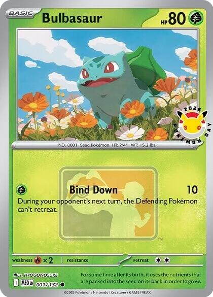 Bulbasaur (001/132) (Pokemon Day 2026) [Miscellaneous Cards] | Exor Games Summserside