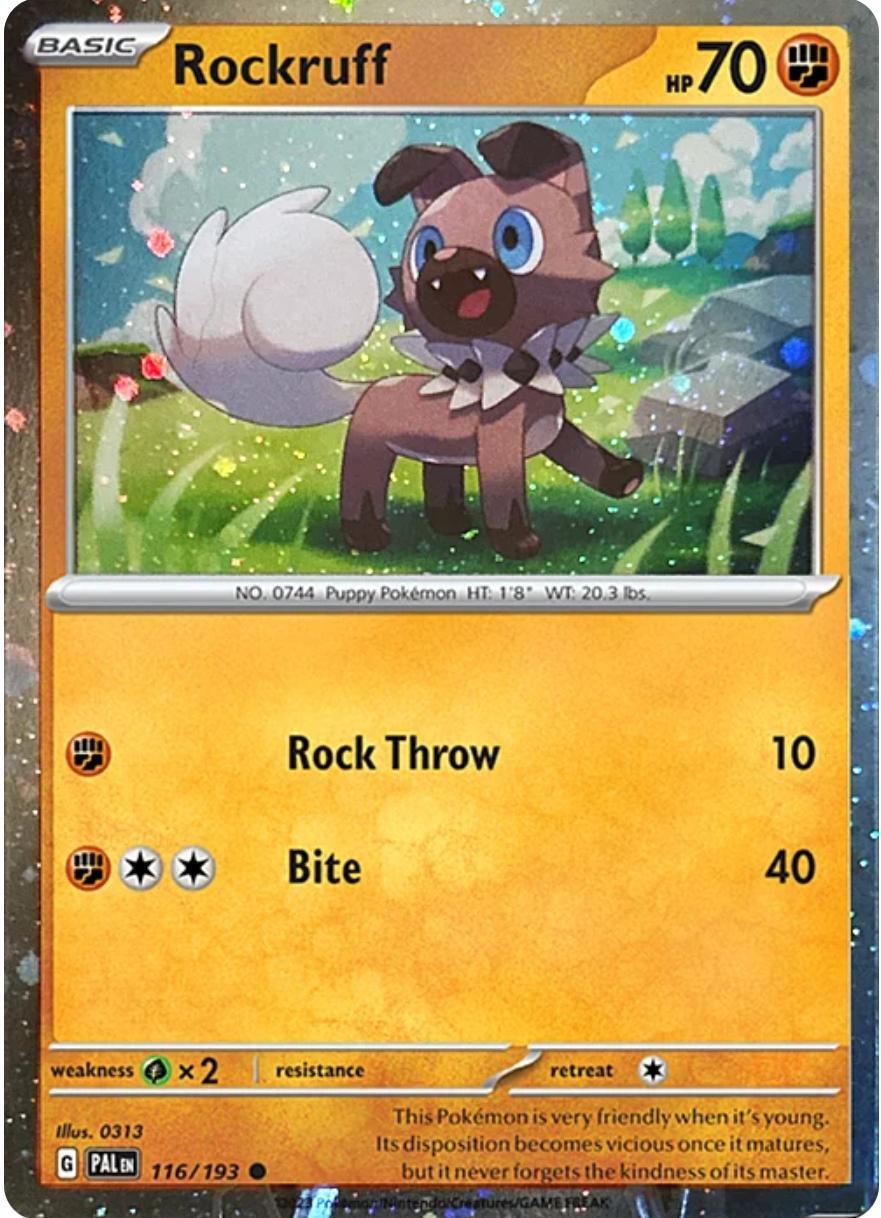 Rockruff (116/193) (Cosmos Holo) [Scarlet & Violet: Black Star Promos] | Exor Games Summserside