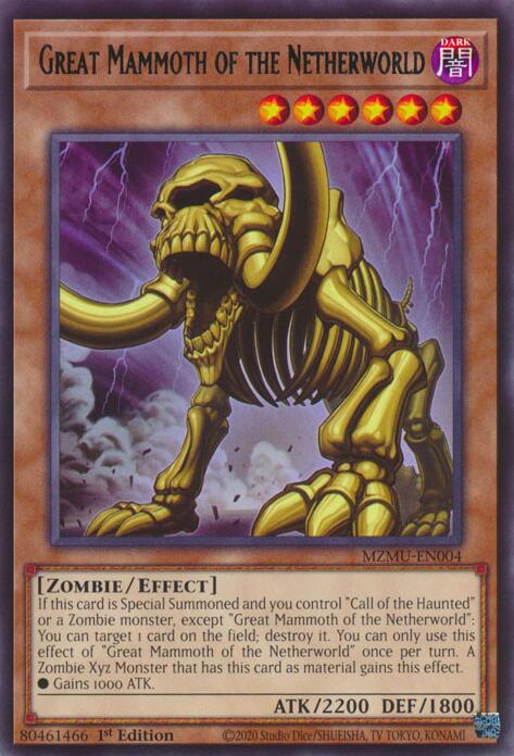 Great Mammoth of the Netherworld [MZMU-EN004] Rare | Exor Games Summserside