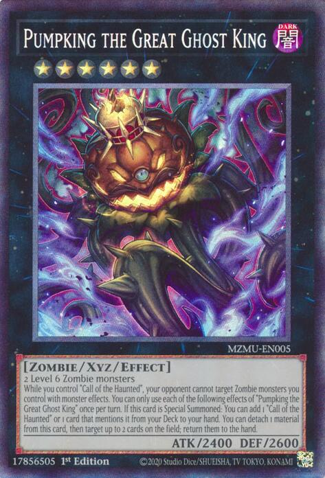 Pumpking the Great Ghost King (Collector's Rare) [MZMU-EN005] Collector's Rare | Exor Games Summserside