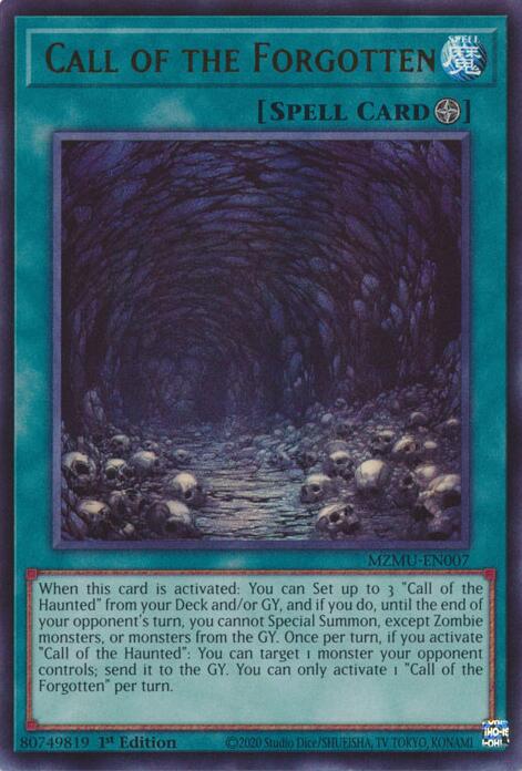 Call of the Forgotten [MZMU-EN007] Ultra Rare | Exor Games Summserside
