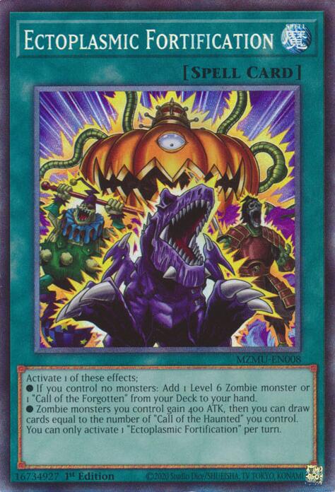 Ectoplasmic Fortification (Collector's Rare) [MZMU-EN008] Collector's Rare | Exor Games Summserside