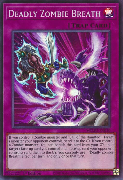 Deadly Zombie Breath [MZMU-EN010] Super Rare | Exor Games Summserside
