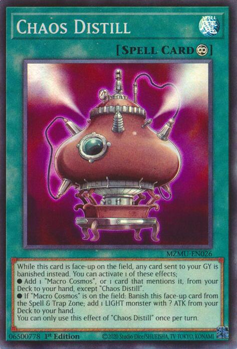 Chaos Distill [MZMU-EN026] Super Rare | Exor Games Summserside