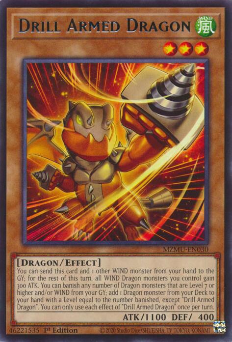 Drill Armed Dragon [MZMU-EN030] Rare | Exor Games Summserside