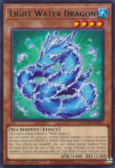 Light Water Dragon [MZMU-EN031] Rare | Exor Games Summserside