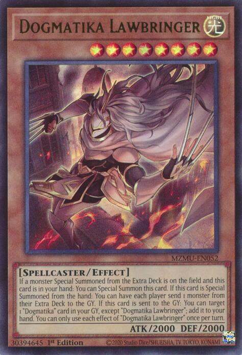 Dogmatika Lawbringer [MZMU-EN052] Ultra Rare | Exor Games Summserside