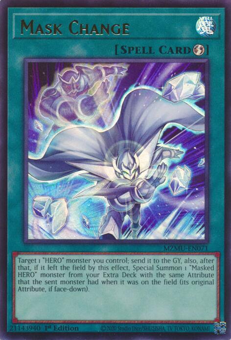 Mask Change [MZMU-EN071] Ultra Rare | Exor Games Summserside