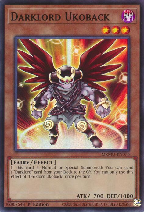 Darklord Ukoback [MZMU-EN076] Super Rare | Exor Games Summserside