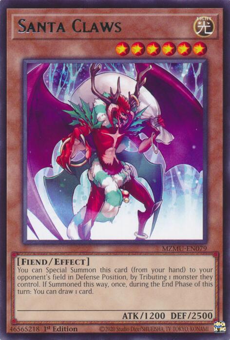 Santa Claws [MZMU-EN079] Rare | Exor Games Summserside