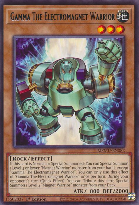 Gamma The Electromagnet Warrior [MZMU-EN082] Rare | Exor Games Summserside