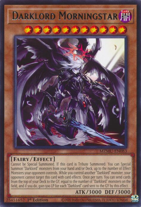 Darklord Morningstar [MZMU-EN083] Rare | Exor Games Summserside