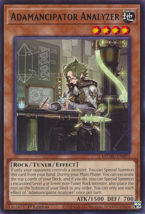Adamancipator Analyzer [MZMU-EN093] Rare | Exor Games Summserside