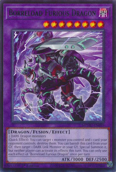 Borreload Furious Dragon [MZMU-EN099] Rare | Exor Games Summserside