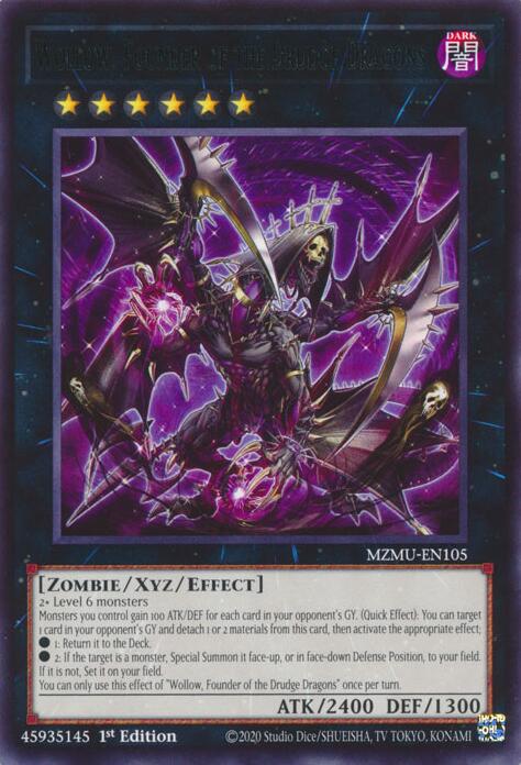 Wollow, Founder of the Drudge Dragons [MZMU-EN105] Rare | Exor Games Summserside