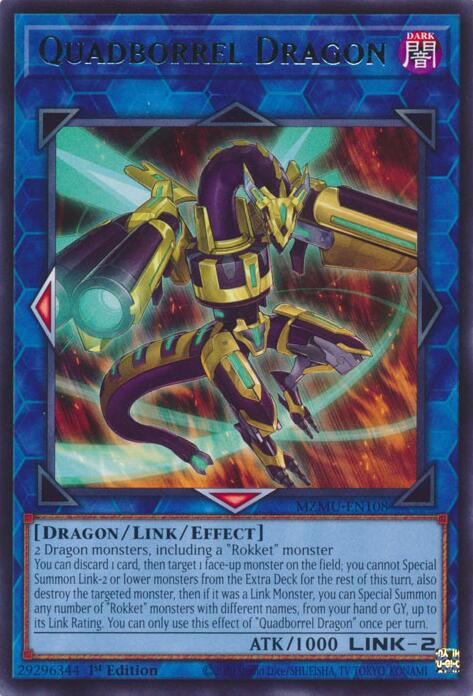 Quadborrel Dragon [MZMU-EN108] Rare | Exor Games Summserside