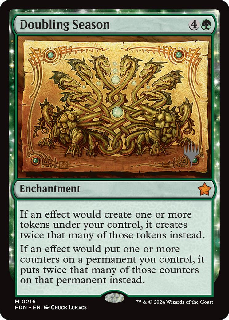 Doubling Season [Foundations Promos] | Exor Games Summserside