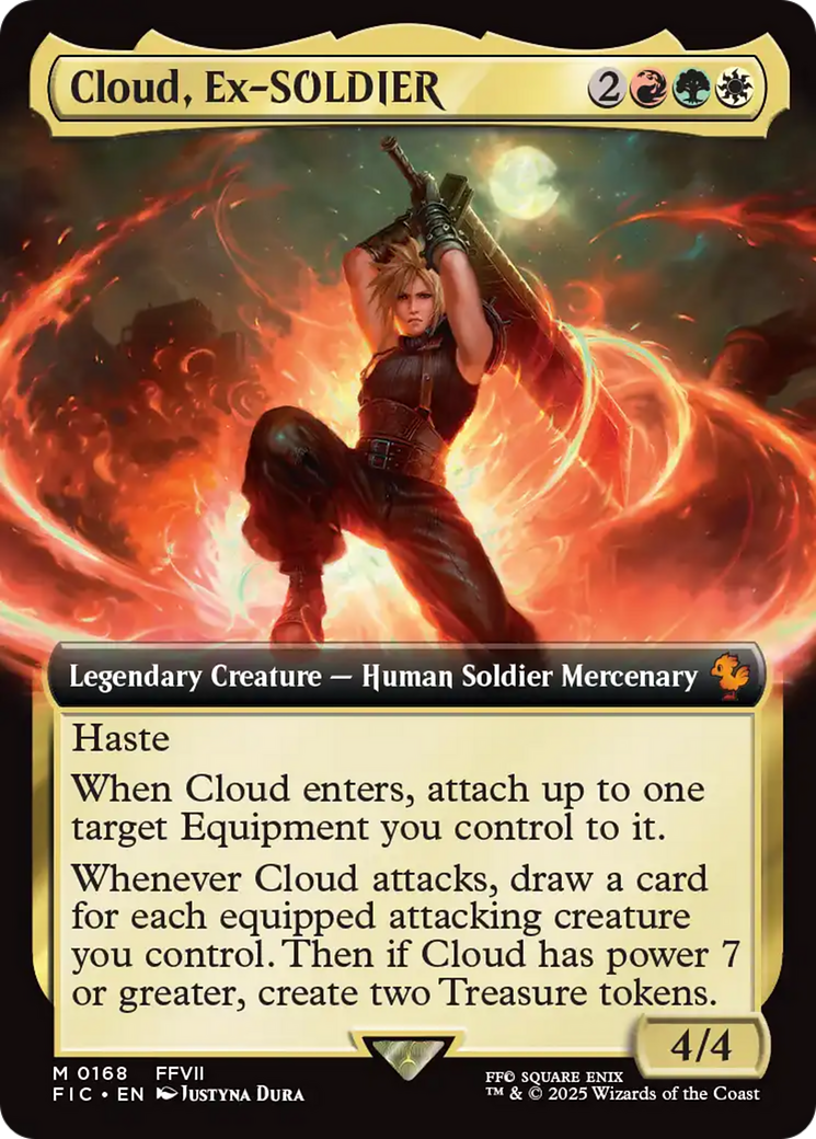 Cloud, Ex-SOLDIER (Extended Art) [FINAL FANTASY Commander] | Exor Games Summserside