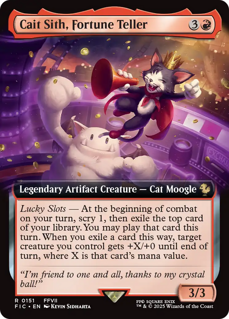 Cait Sith, Fortune Teller (Extended Art) [FINAL FANTASY Commander] | Exor Games Summserside